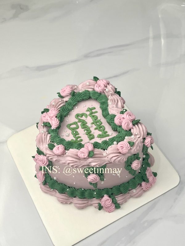 Garden Themed Floral Cake