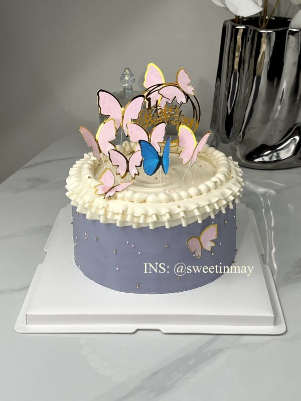 Butterfly-Themed Cake