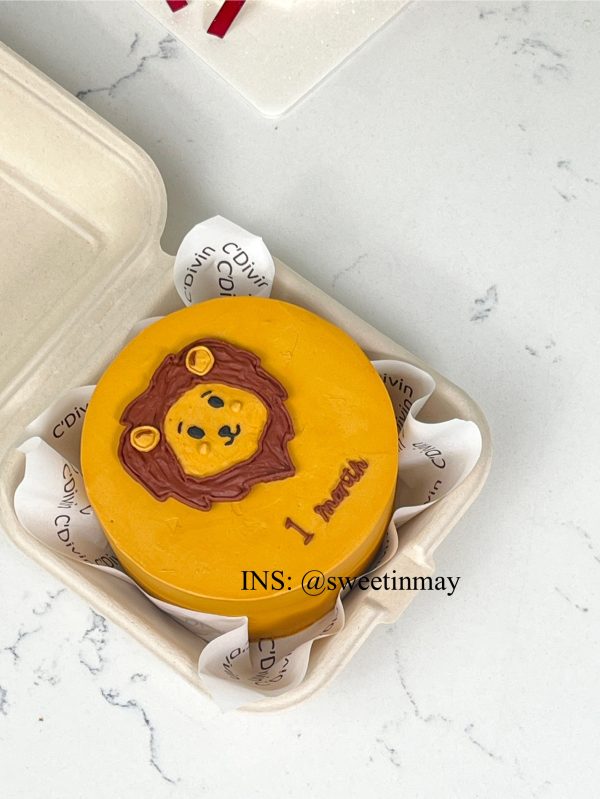 Buttercream Painting Bento cake