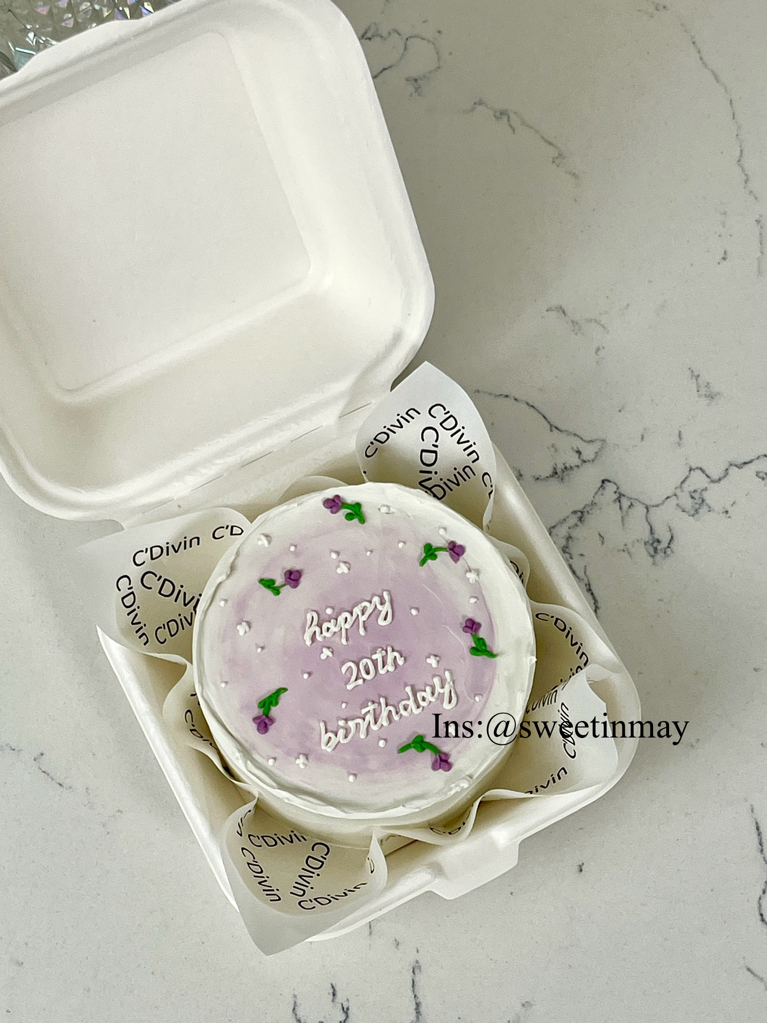 Cute Floral Bento Cake - Image 5