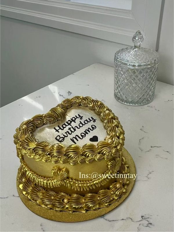 Metallic Gold/Sliver Cake