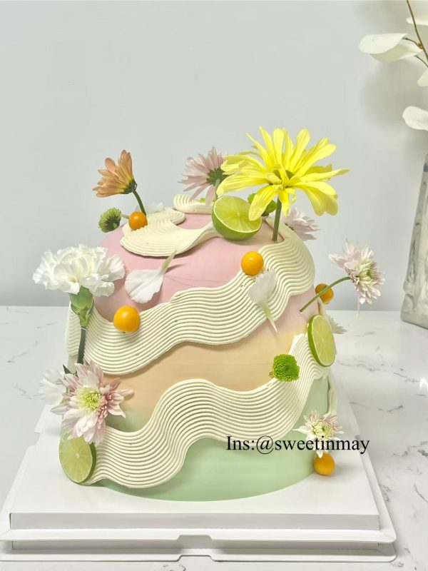 Viral Floral Garden Cake