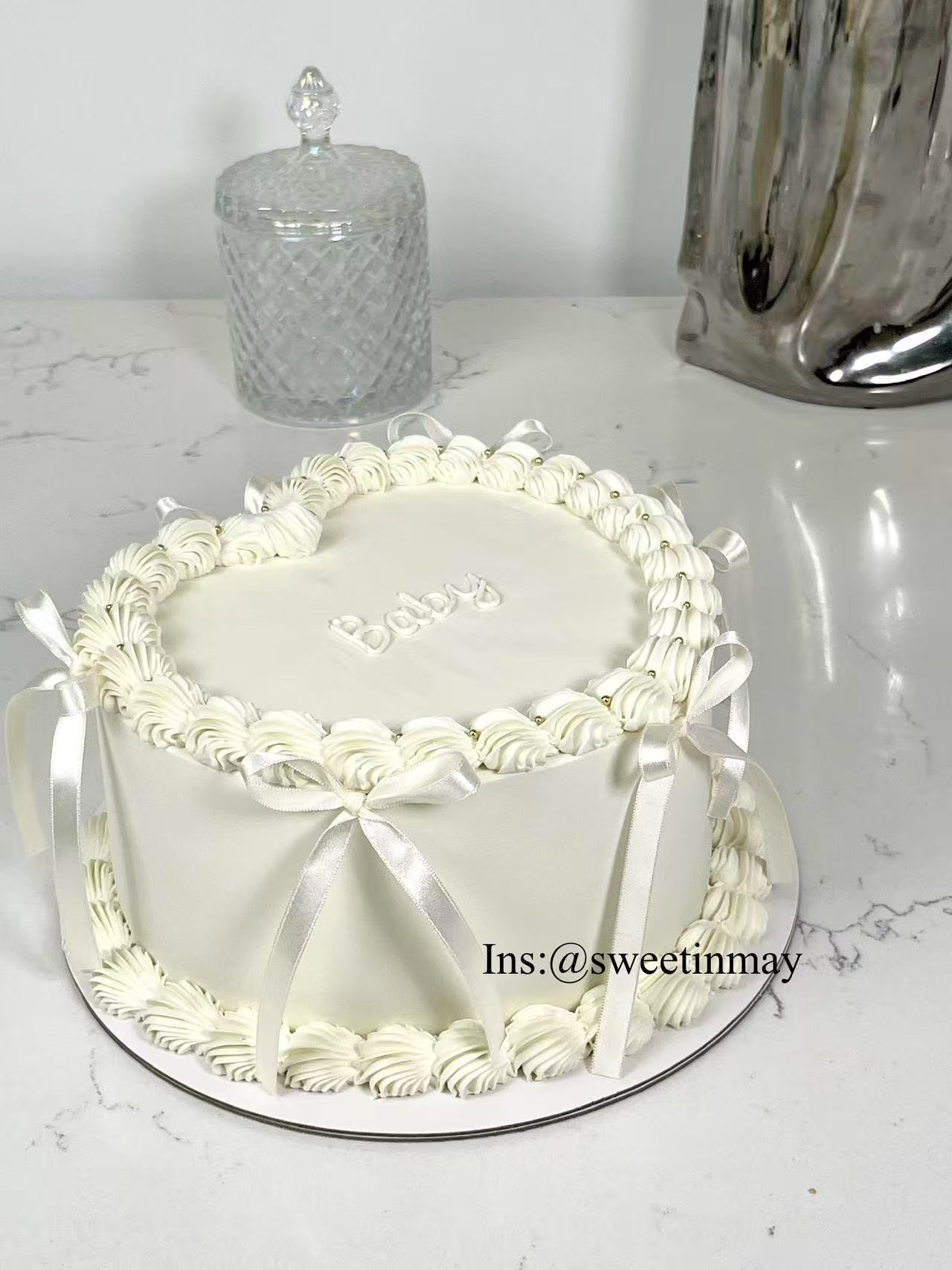Vintage Heart Cake - Image 5