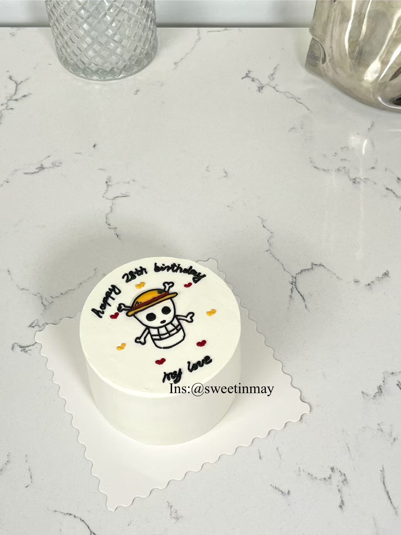 Line Art Bento Cake - Image 5