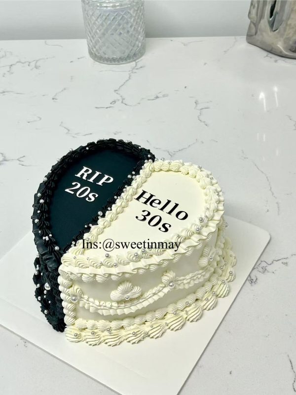 Rip 20s Hello 30s Cake