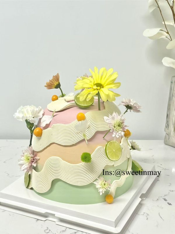 Viral Floral Garden Cake