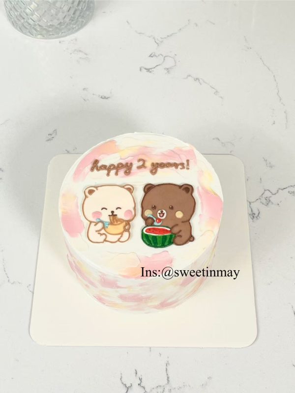 Buttercream Painting Cake